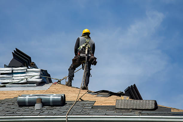 Professional Roof Replacement technician working in Gibson Island, MD